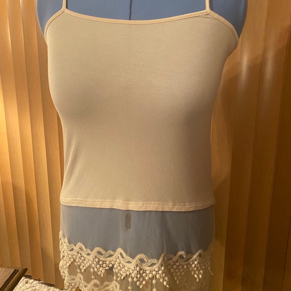 Winter Lennon - Size - S. Tan tank.